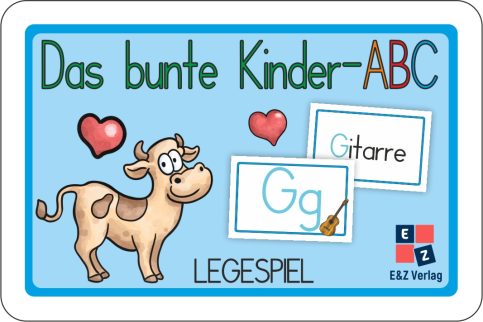 4262416630332 Das bunte Kinder-ABC Legespiel mit DINA4 - Poster