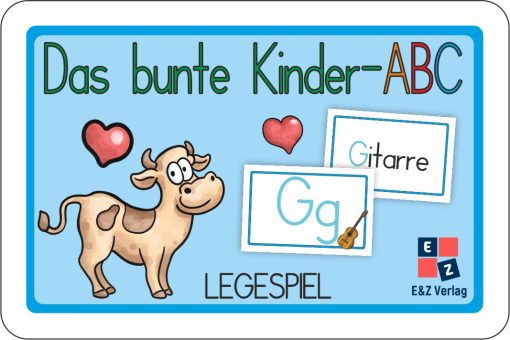 4262416630332 Das bunte Kinder-ABC Legespiel mit DINA4 - Poster