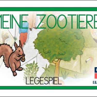 4262416630356 Meine Zootiere - Kartenlegespiel + DINA4 - Poster