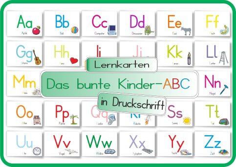 4262416630264 Das bunte Kinder - ABC Lernkarten
