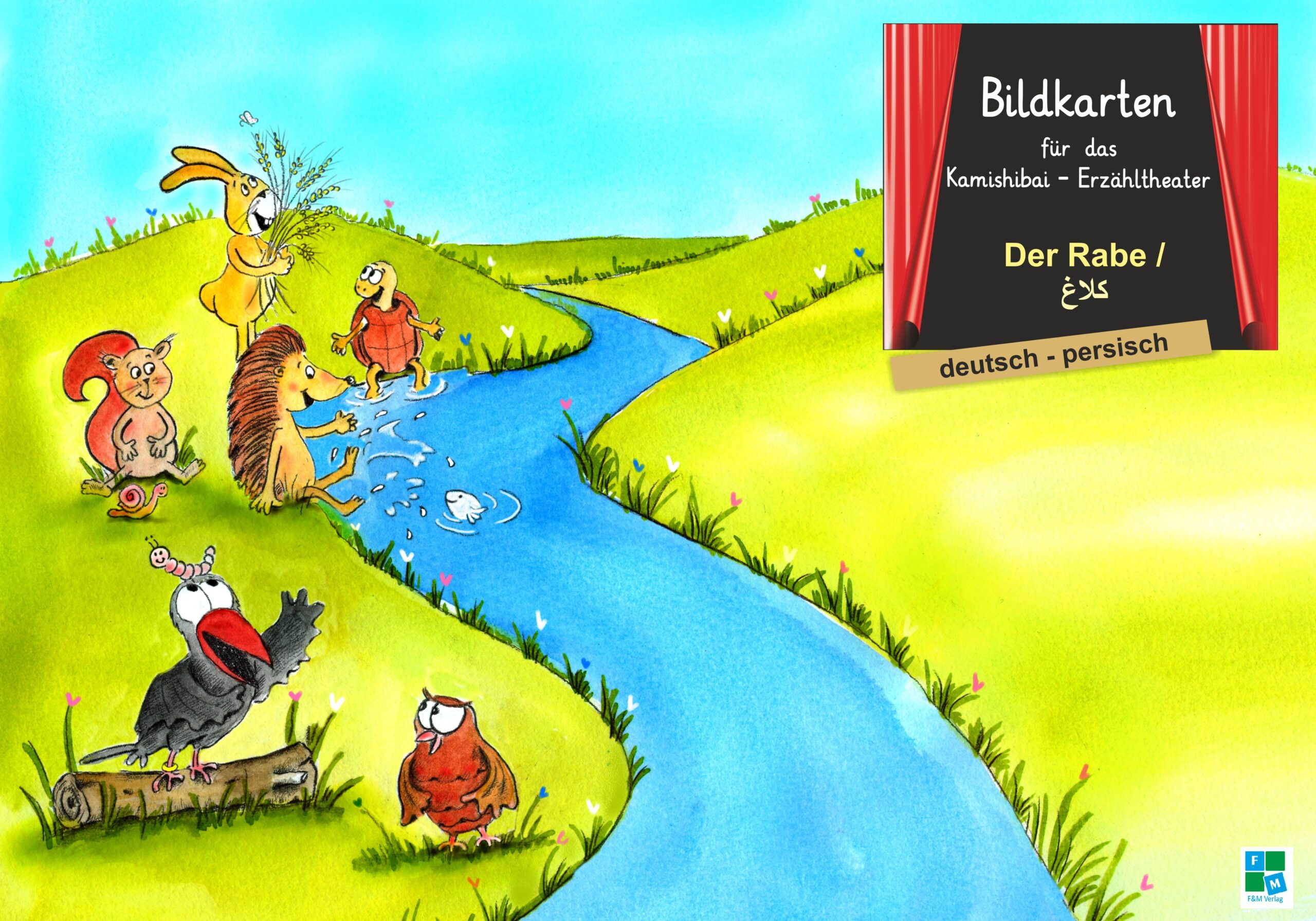 Der Rabe-persisch-3 s auf 32 x 46