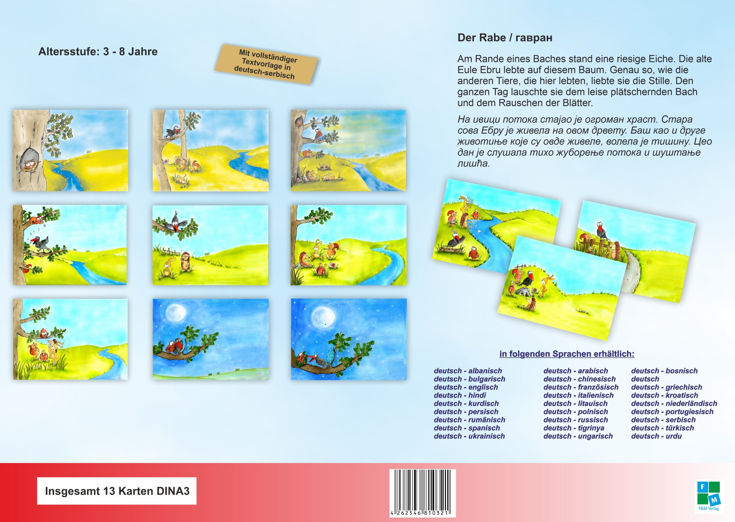 Der Rabe-serbisch 32 x 45 2