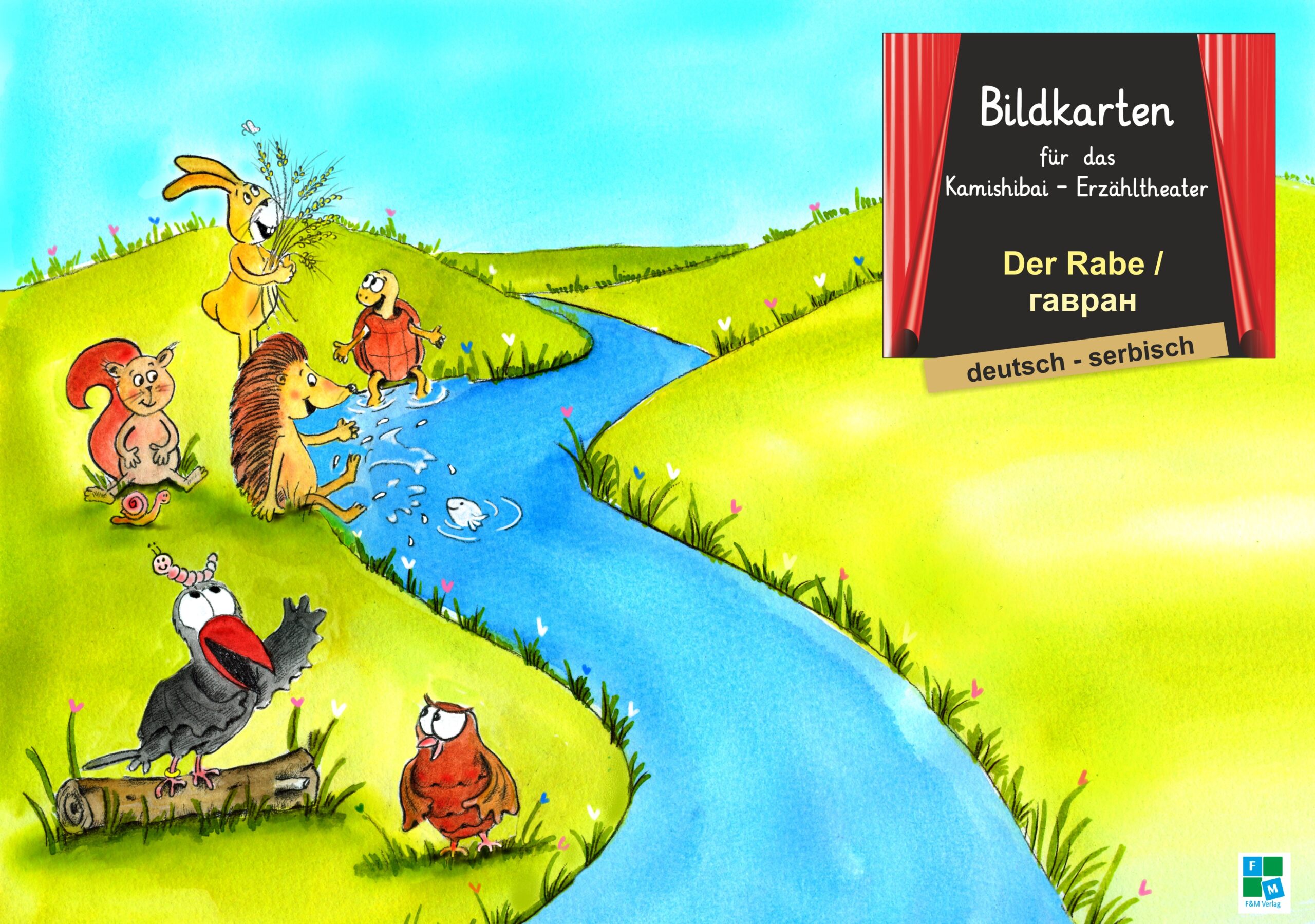 Der Rabe-serbisch 32 x 45