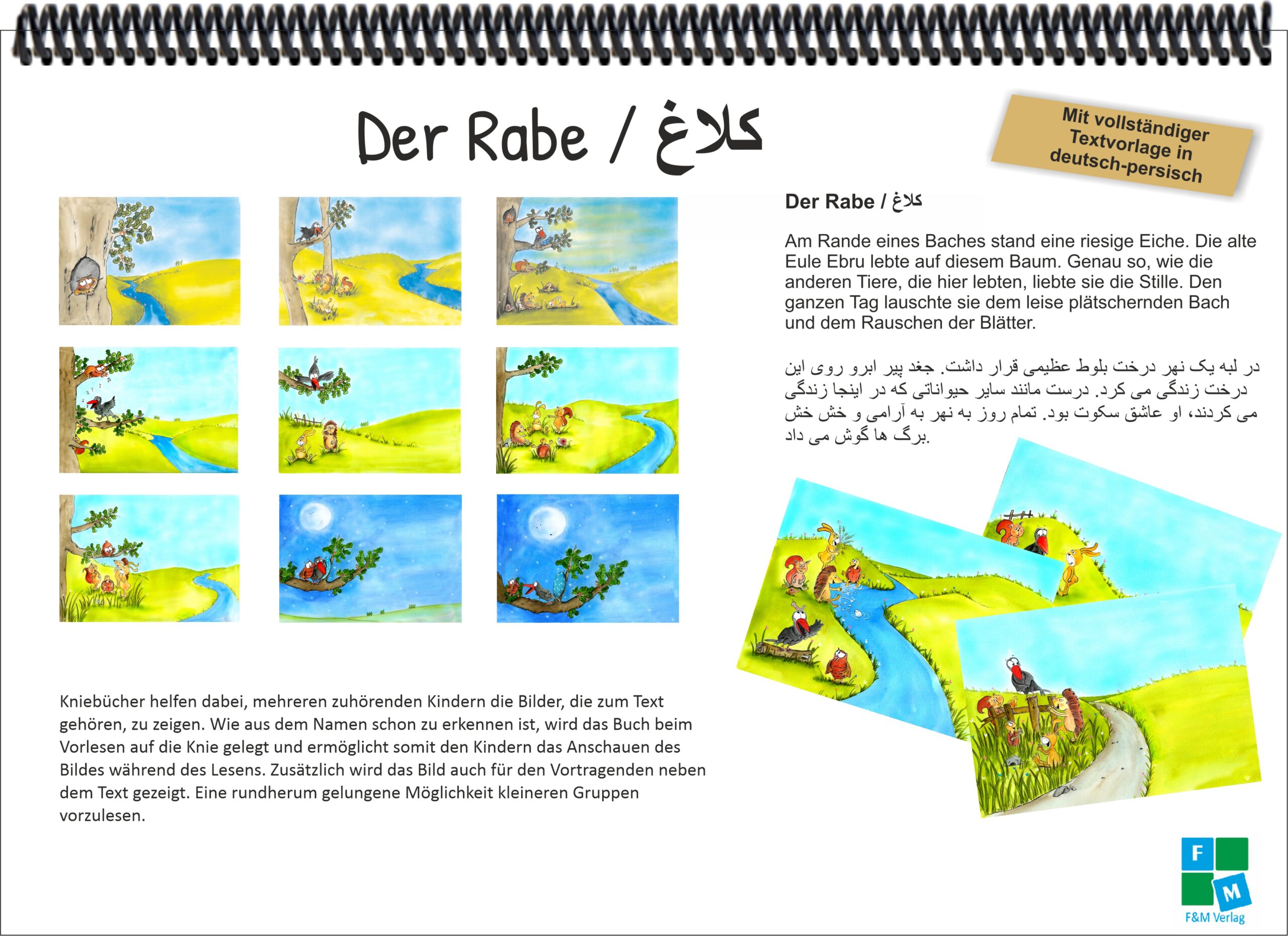 Kniebuch Der Rabe persisch.1