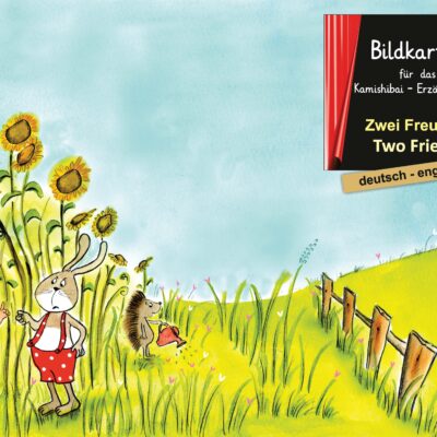 Zwei Freunde - Bildkarten für das Kamishibai-Erzähltheater in deutsch / englisch