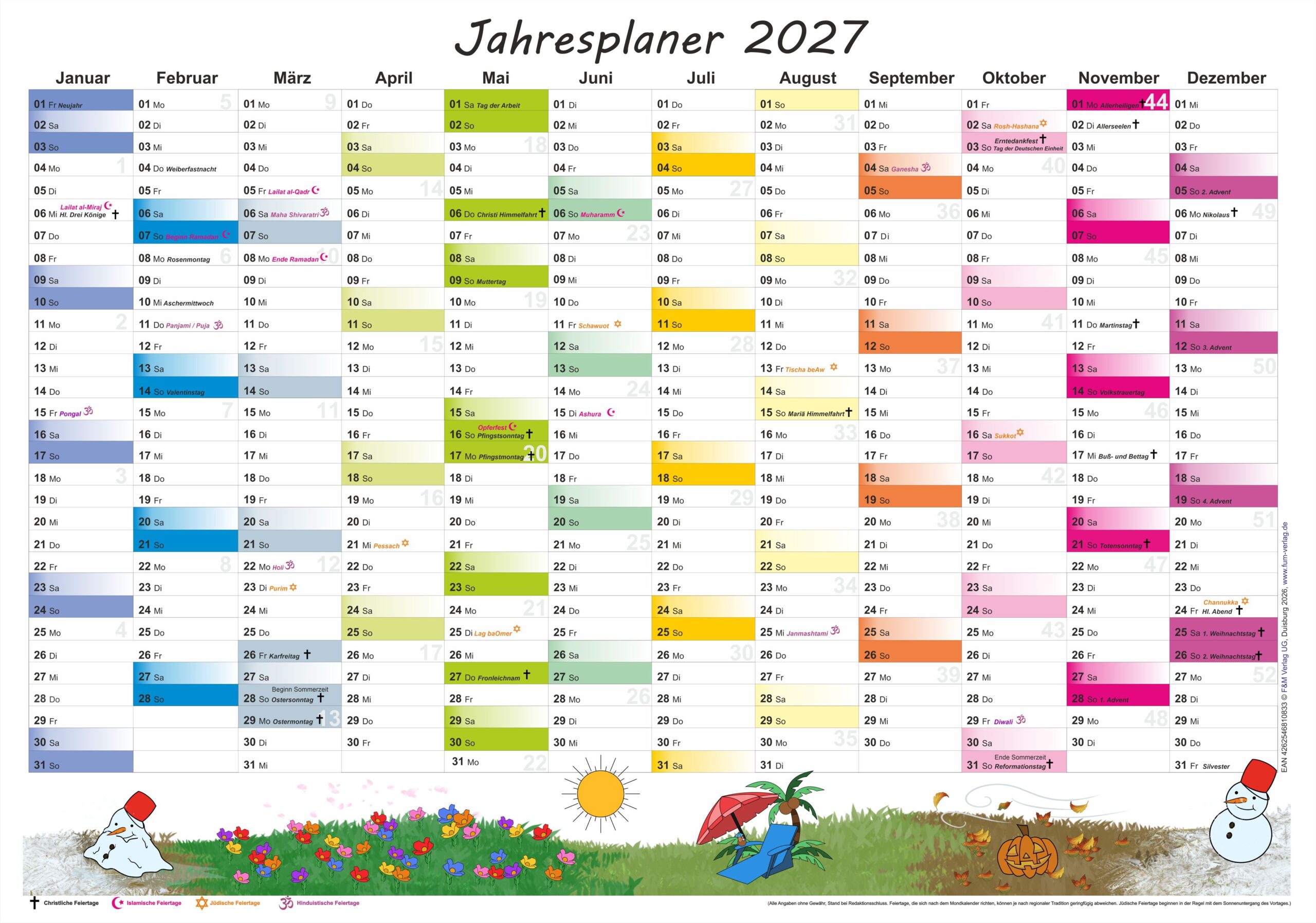 Jahresplaner 2027